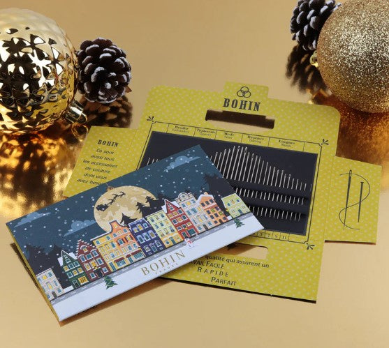 Bohin, naaldenboekje met 40 naalden, Kersteditie