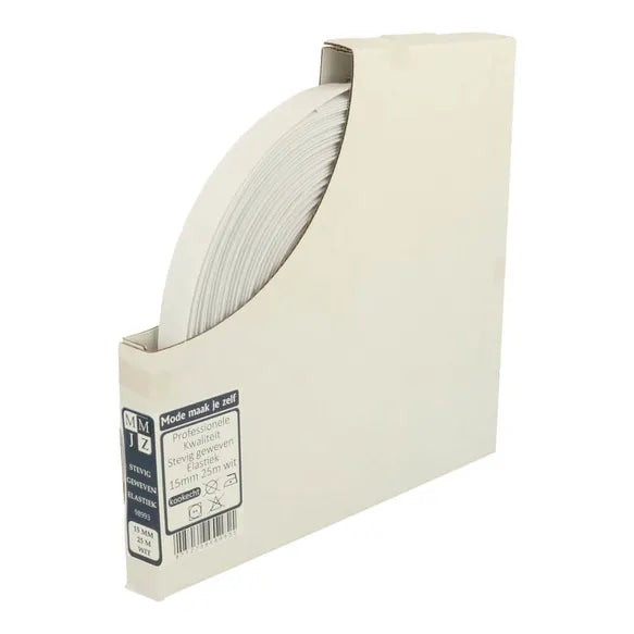 
                  
                    Stevig elastiek, wit
                  
                