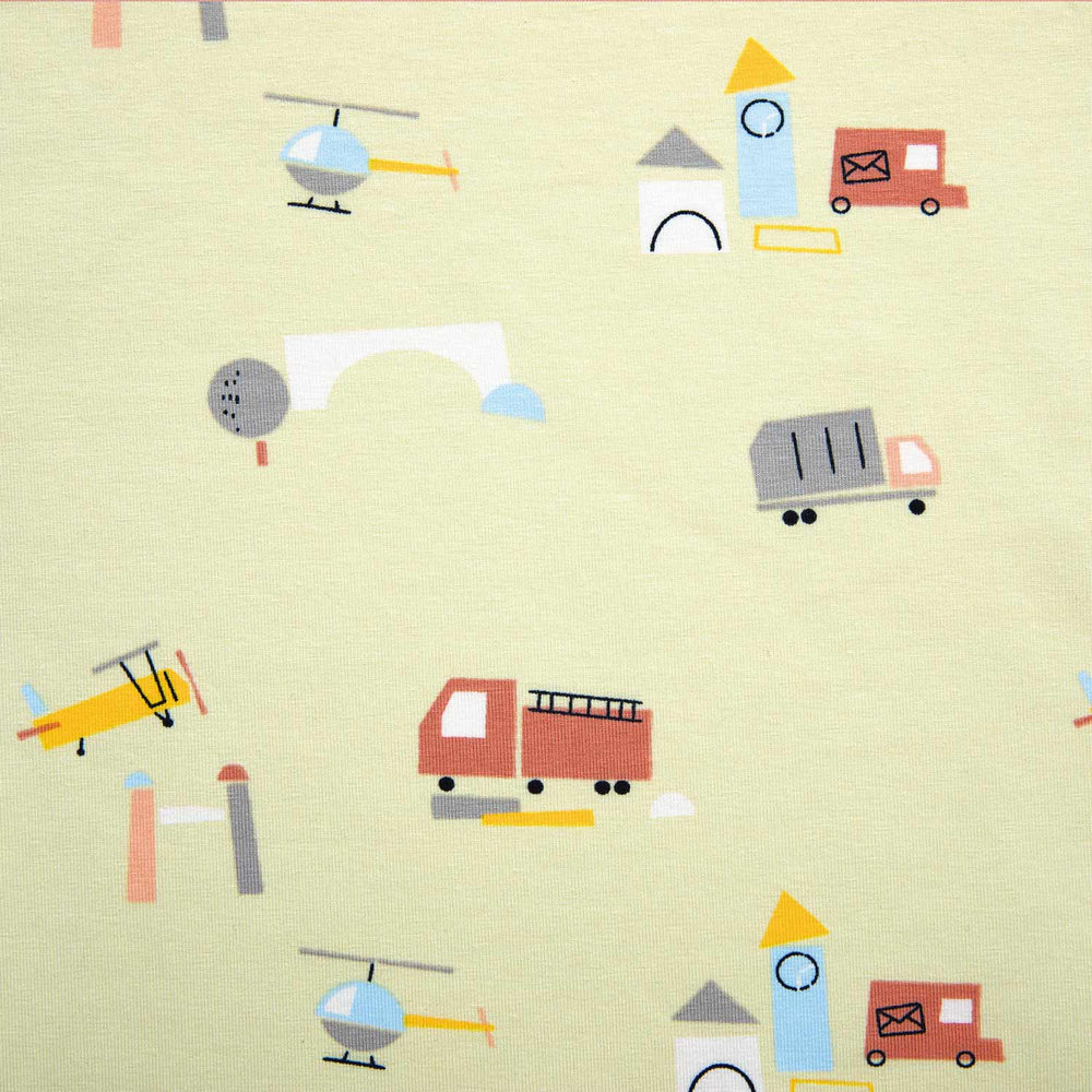 Transports & Construction, jersey, Katia Fabrics