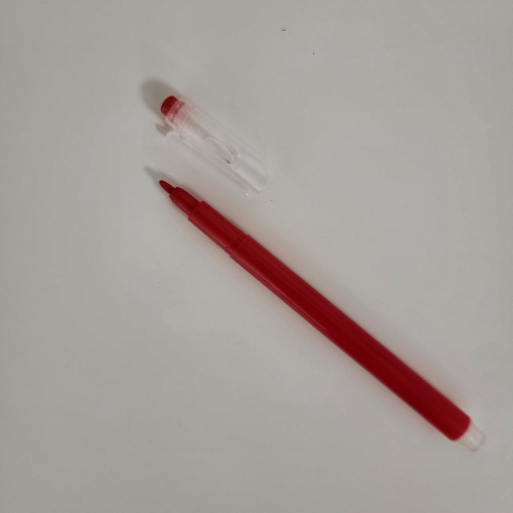 Markeerstift, verdwijnt door hitte