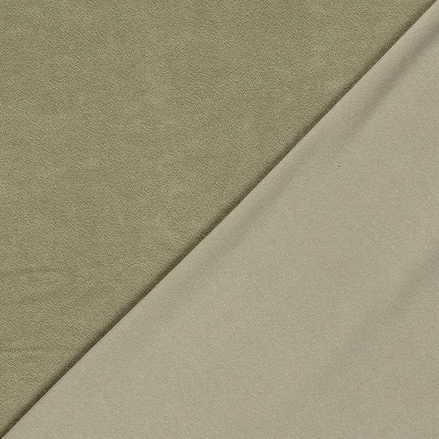 
                  
                    Stretch badstof, olijfgroen
                  
                