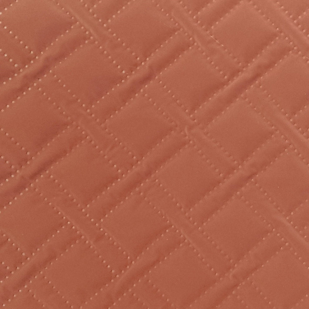 Gewatteerde techno peachskin roestbruin, Katia Fabrics